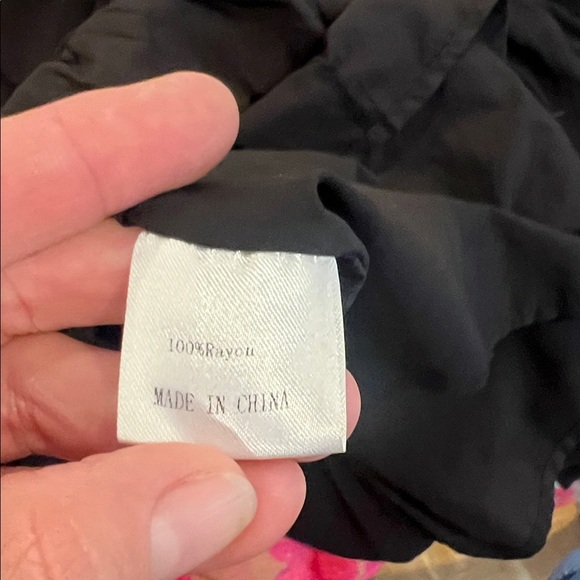 Leani Elegant Black Dress with Ruffled Sleeves size small. - Picture 7 of 9